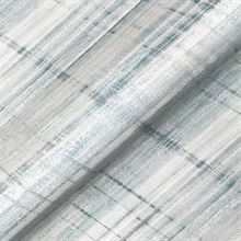 Vanishing Point Blue Striated Wallpaper