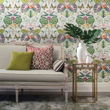 ON1600 | Tropical Butterflies | Wallpaper Boulevard