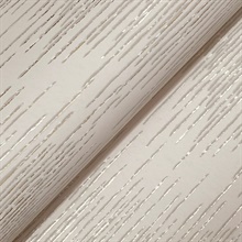 Operetta Blush Metallic Columns Wallpaper