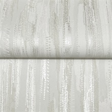 Tribeca Dove Texture Stripe Wallpaper
