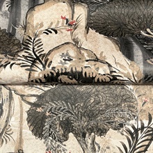 Falling Waters Neutral Scenic Wallpaper