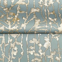Filigree Light Blue Abstract Wallpaper