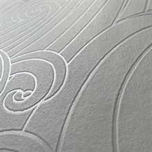 Big Wave White Wallpaper