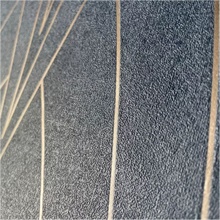 Art Deco Fan Blue Texture Ground Wallpaper