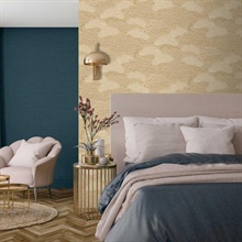 Bonsai Grove Sand Beige Wallpaper