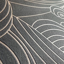 Big Wave Black Wallpaper