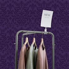 Deep Purple Feathered Damask Type II, 20 Oz Commercial Wallpaper