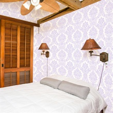 Purple Pastel Princess Damask Type II, 20 Oz Commercial Wallpaper