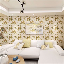 Dorado Green Leaf Toss Wallpaper, 2835-DI40402