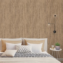 Light Brown Vertical Faux Grasscloth Wallpaper, G67965