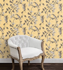 Toucan Bird On A Vine Yellow Wallpaper , MH36531