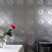 Minispiral grey/silver Wallpaper