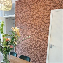 Montrose Coral Leaves Wallpaper