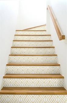 Geometric Gold Diamond Geometric Metallic Gold Peel and Stick Wallpaper, NW30105