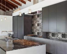 Tile Black and White Graphic Tile Black & White Peel and Stick Wallpaper, NW30300