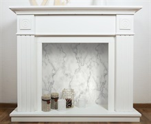 Marbled Faux Marble Grey & Metallic Silver Peel and Stick Wallpaper, NW30400