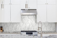 Marbled Faux Marble Grey & Metallic Silver Peel and Stick Wallpaper, NW30400