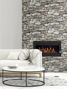 Stone Wall Peel and Stick Wallpaper, NW30900