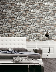 Stone Wall Peel and Stick Wallpaper, NW30900