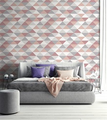 Mod Triangles Peel and Stick Wallpaper, NW31100