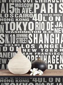 Around the World Peel and Stick Wallpaper, NW31400