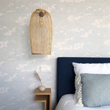 Palila Light Blue Cloud Wallpaper