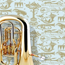 Pet Sounds - Powder Blue colourway wallpaper