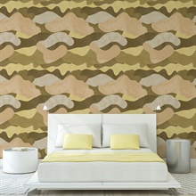 Desert Yellow Camouflage (Camo) Wallpaper