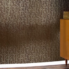 Tapet Café Tiles brown/gold Wallpaper