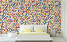 Multi Colored Pineapples Wallpaper