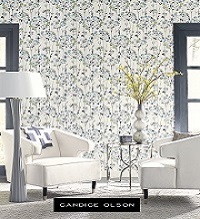 York Wallcoverings Candice Olson Modern Artisan Second Edition Floral  Wallpaper  Reviews  Wayfair