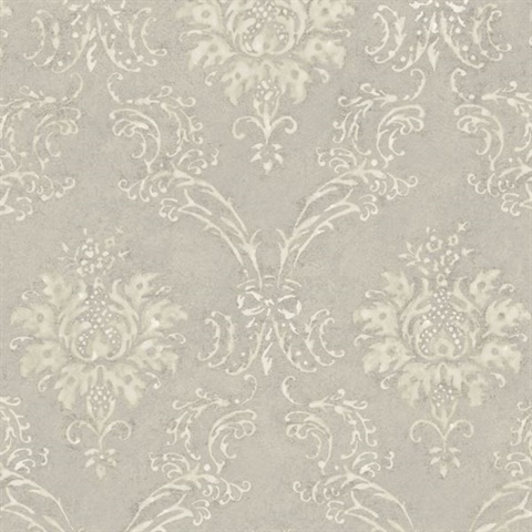 Cream Devon Damask