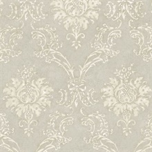 Grey Devon Damask