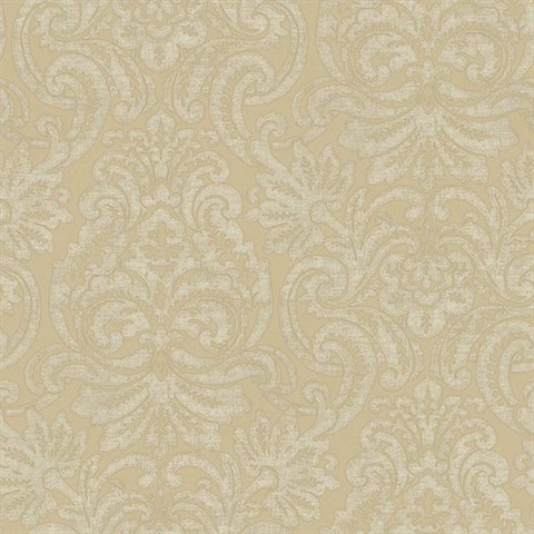 Cream Dante Damask