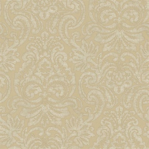 Cream Dante Damask