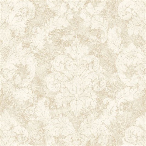 White Dreamy Damask