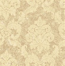 Light Brown Dreamy Damask