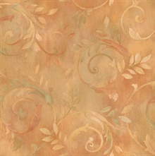 Orange Contemporary Acanthus