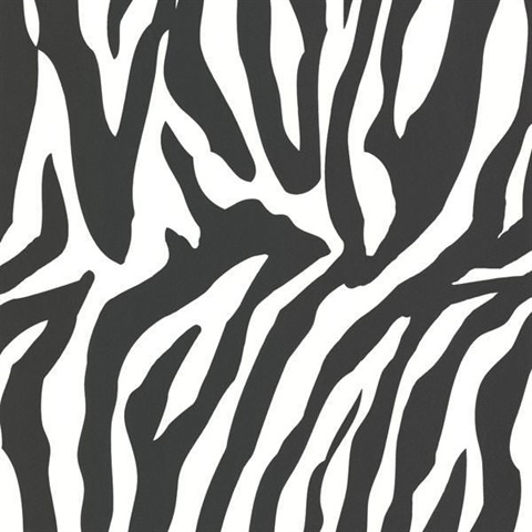 Zebbie White Zebra Print