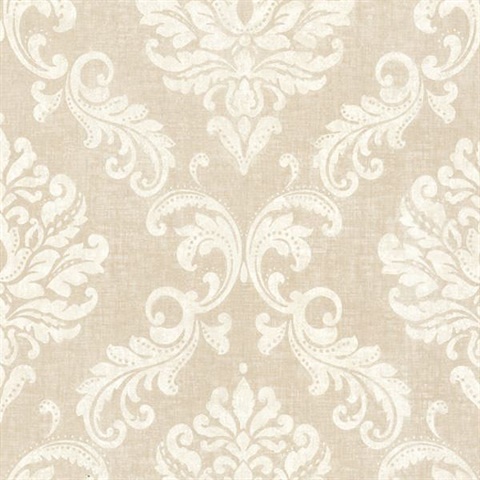 Sebastion Beige Damask