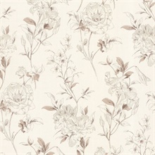 Jolie Beige Floral Toss