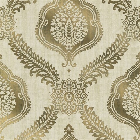 Zoraya Gold Damask