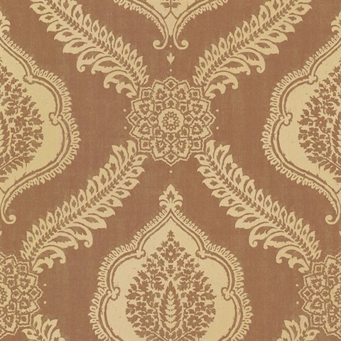 Zoraya Copper Damask
