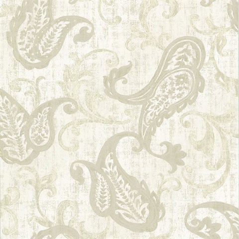 Darro Taupe Global Paisley