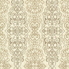 Mexuar Taupe Filigree Stripe