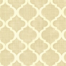 Palace Beige Quatrefoil