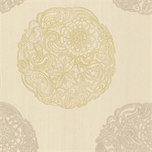 Cordova Taupe Medallion