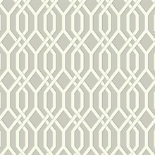 Garden Pergola Wallpaper - Cream/Gray