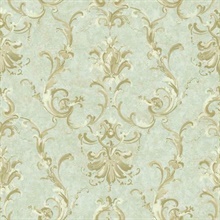 Painterly Ornamental Damask