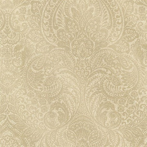 Alistair Gold Damask